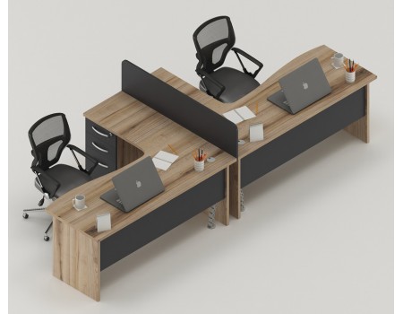 PLUS L İKİLİ ÇALIŞMA MASASI PLUS L İKİLİ ÇALIŞMA MASASI