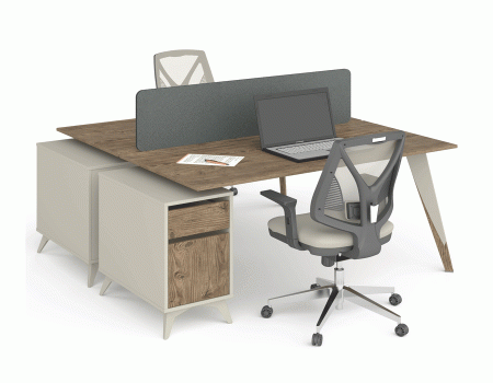 TREND İKİLİ WORKSTATİON / KESONLU TREND İKİLİ WORKSTATİON / KESONLU